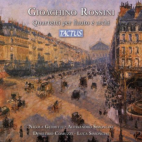 Quartetti per flauto e archi - CD Audio di Gioachino Rossini