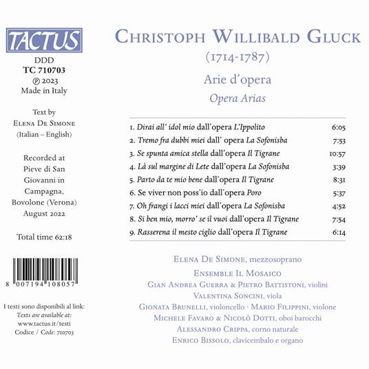 Arie D'Opera - CD Audio di Christoph Willibald Gluck - 2
