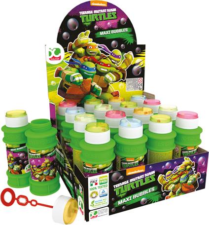 Bolle di Sapone Color Bubbles. Flacone Glass 300 Ml Display 12 Pz