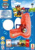 Bolle di Sapone Pistola Bolle con Luci Media. Paw Patrol. Blister 1 Pz 60 Ml