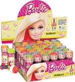 Bolle di Sapone Barbie. Flacone 60 Ml Display 36 Pz