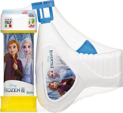 Dulcop Bolle Di Sapone. Pistola Bolle Meccanica Piccola. Frozen 2. Con Flacone 60 Ml Shrink-Film