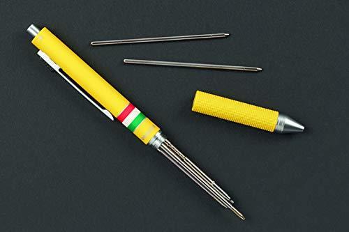 Penna a sfera 4 funzioni Quadra Italia Gommata Rosa - 5