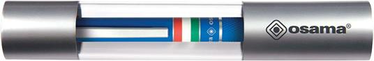 Penna a sfera 4 funzioni Quadra Italia Gommata Rosa - 8