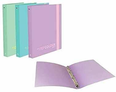 Cartoleria Raccoglitore 4 Anelli Keep Colour Ø 30 Mm Col. Ass. Tekno