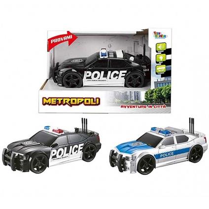 Auto Della Polizia A Frizione Con Suoni E Luci Metropoli Avventure In Città  27449
