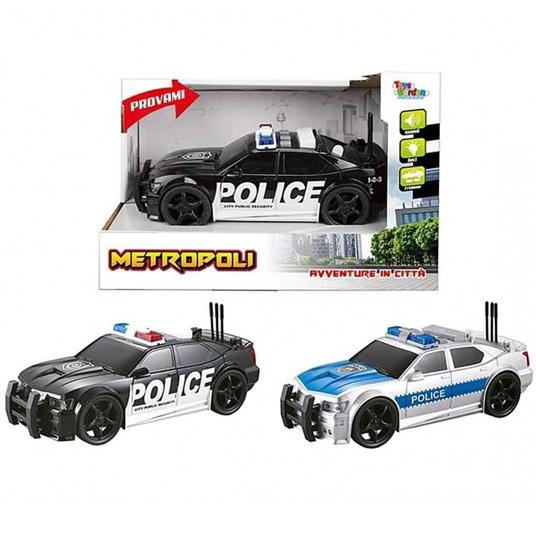 Auto Della Polizia A Frizione Con Suoni E Luci Metropoli Avventure In Città  27449