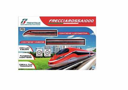 Giocattolo Toys Garden Playset Bambino Treno Frecciarossa 1000 Toys Garden