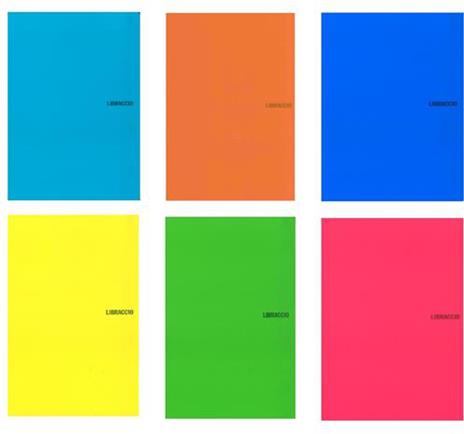 Quaderno Maxi A4 Libraccio in PPL Fantasie Assortite Quadretti piccoli 4 mm