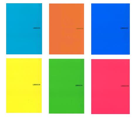 Quaderno Maxi A4 Libraccio in PPL Fantasie Assortite Quadretti piccoli 4 mm - 8