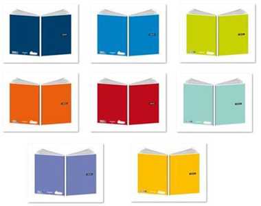 Cartoleria Quaderno Libraccio Maxi. A righe con margini. Confezione da 10 pezzi Libraccio