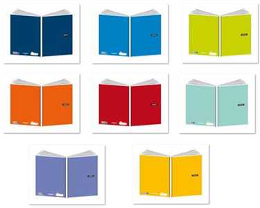 Cartoleria Quaderno Libraccio Maxi. A quadretti 5 mm con margini. Confezione da 10 pezzi Libraccio