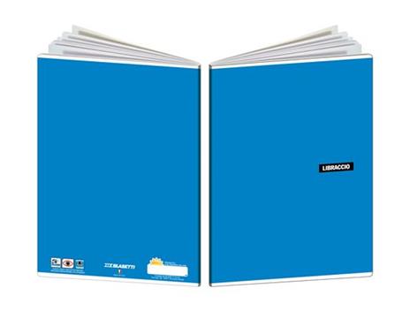 Quaderno Libraccio Maxi. A quadretti 5 mm con margini. Confezione da 10 pezzi - 3