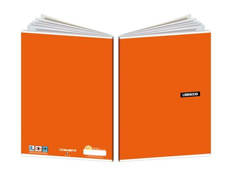 Quaderno Libraccio Maxi. A quadretti 5 mm con margini. Confezione da 10 pezzi - 8