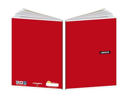 Quaderno Libraccio Maxi. A quadretti 5 mm con margini. Confezione da 10 pezzi - 9