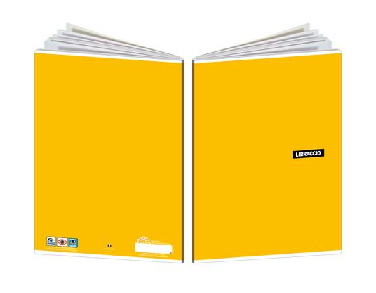 Quaderno Libraccio Maxi tinta unita. 1 rigo. Confezione da 10 pezzi - 7