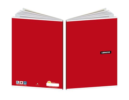 Quaderno Libraccio Maxi tinta unita. 1 rigo. Confezione da 10 pezzi - 9