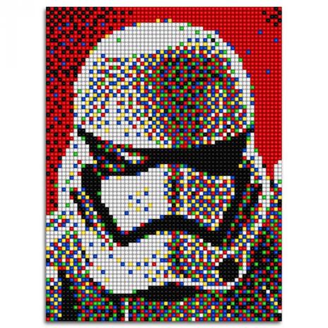 Pixel Art Star Wars. Stormtrooper - 4