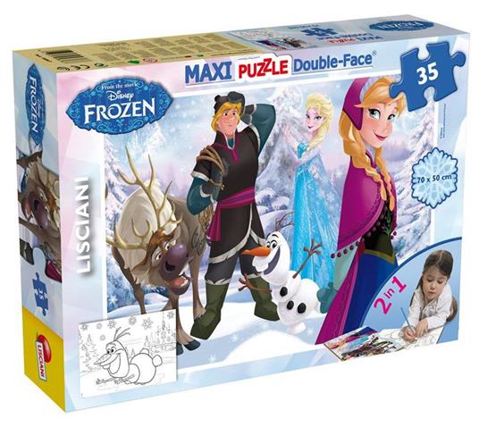 Disney Puzzle Df Maxi Floor 35 Frozen Playing On The Ice - 2