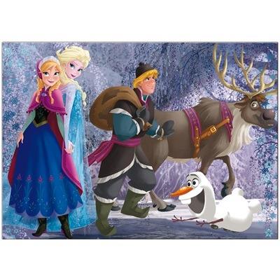 Disney Puzzle Df Maxi Floor 108 Frozen On The Walk - 3