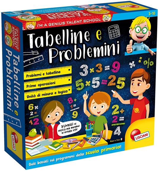 I'm A Genius Ts Tabelline E Problemini