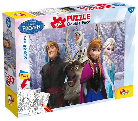 Disney Puzzle Df Plus 108 Frozen My Friends - 2