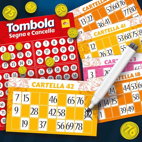 Ludoteca Tombola Segna e Cancella 48 Cartelle - 3