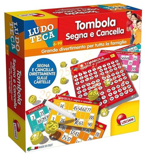 Ludoteca Tombola Segna e Cancella 48 Cartelle - 52