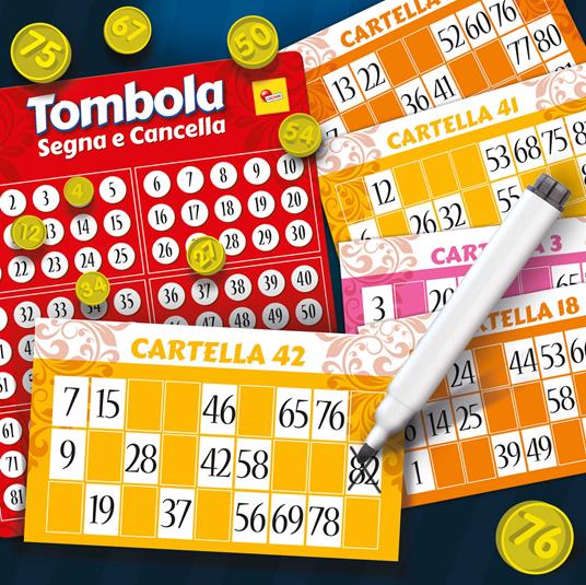 Ludoteca Tombola Segna e Cancella 48 Cartelle - 53