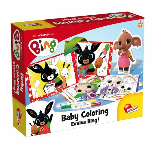 Bing baby coloring evviva bing