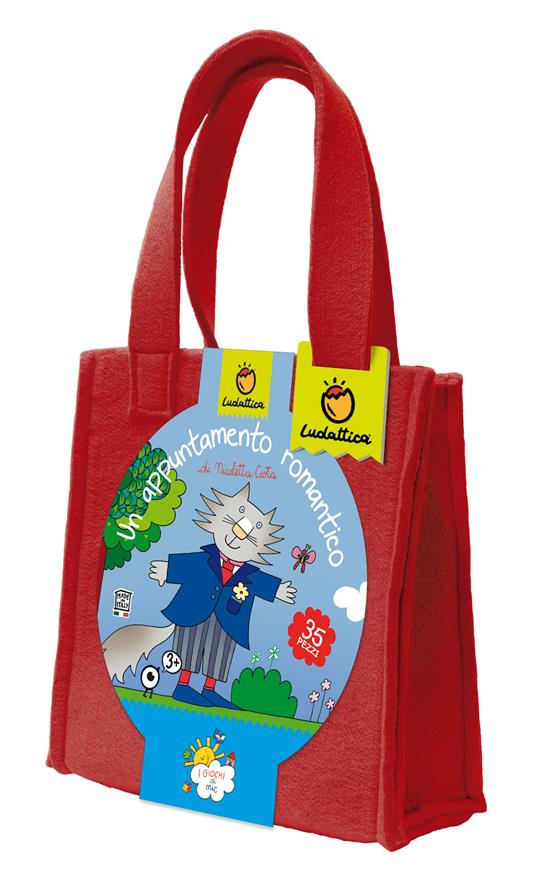 Un appuntamento romantico. Puzzle in borsetta