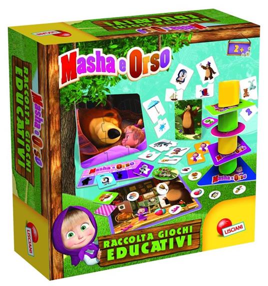 Masha Raccolta Giochi Educativi Baby Ed Italia Lisciani Masha