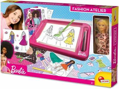 Giocattolo Barbie Fashion Atelier con Doll Lisciani