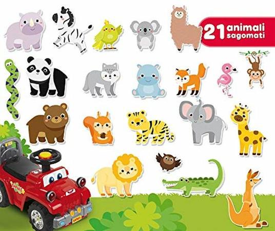 Carotina Baby - Cavalcabile Safari Amici Animali - 5