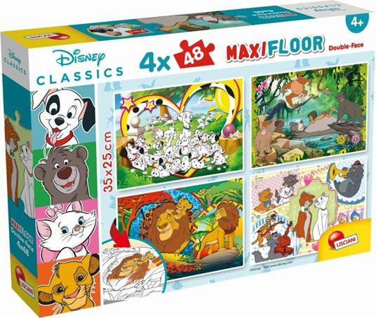 Disney Puzzle Maxifloor 4 X 48 Classic Misto