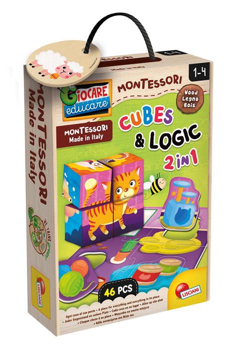 Montessori Legno Cubes And Logic