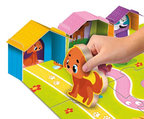 Montessori Legno Baby Farm - gioco logico educativo - 4