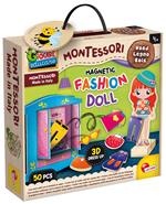 Montessori Legno Magnetic Fashion Doll