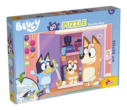 Bluey: Lisciani - Puzzle Doubleface Plus 60