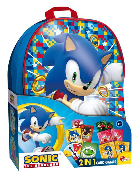 Sonic 2 In 1 Card Games In A Backpack