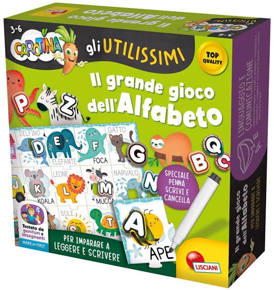 Carotina Gli Utilissimi Il Grande Gioco Dell'Alfabeto