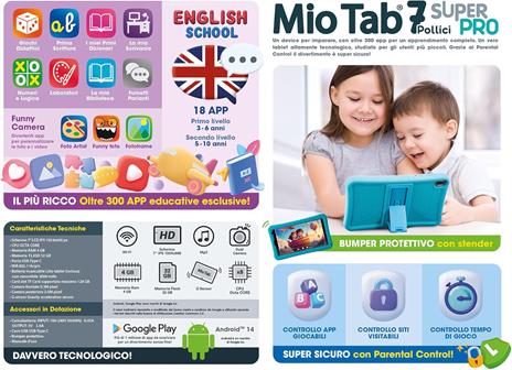 Hi Tech Educativo Mio Tab 7" Smart Kid Pro - 4