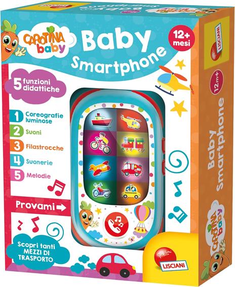 Lisciani Giochi - Carotina Baby Smartphone led, 111343 - 2