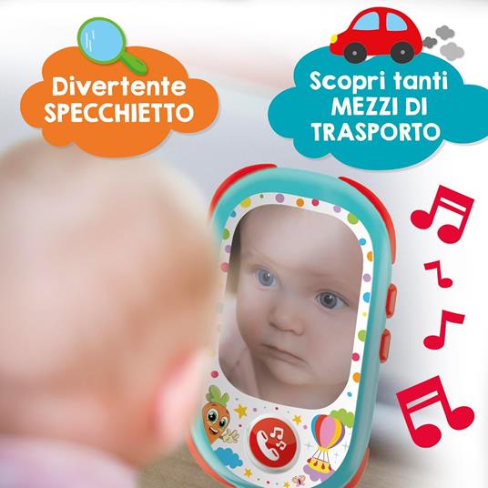 Lisciani Giochi - Carotina Baby Smartphone led, 111343 - 4