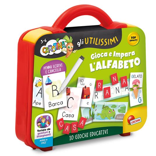 Carotina Gli Utilissimi Valigetta Gioca E Impara Alfabeto