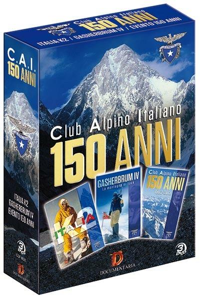 150 anni del C.A.I. Club Alpino Italiano. 1863 - 2013 (3 DVD) di Maurizio Nichetti - DVD - 2