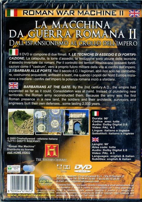 La macchina da guerra romana. Vol. 2. Dall'espansionismo al crollo dell'impero - DVD - 2