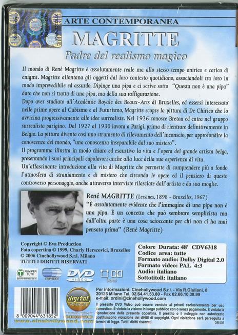 Magritte, padre del realismo magico (DVD) - DVD - 2