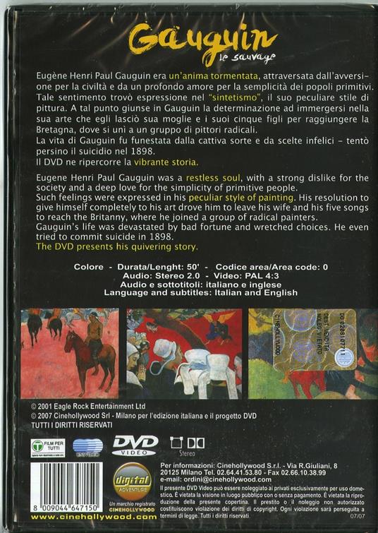 Gauguin (DVD) - DVD - 2
