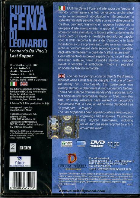 I segreti dei capolavori. L'ultima cena di Leonardo (DVD) - DVD - 2